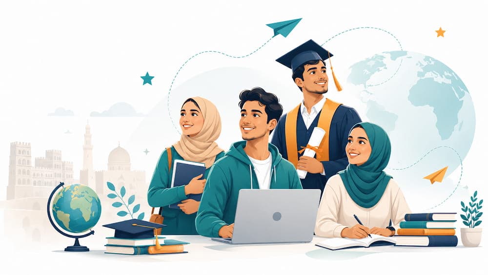 طلاب يمنيون يحتفلون بالتخرج